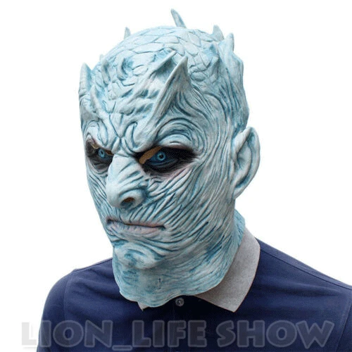 Game of Thrones Halloween White Walker Zombie Mask NIGHT/'S KING Cosplay Costume
