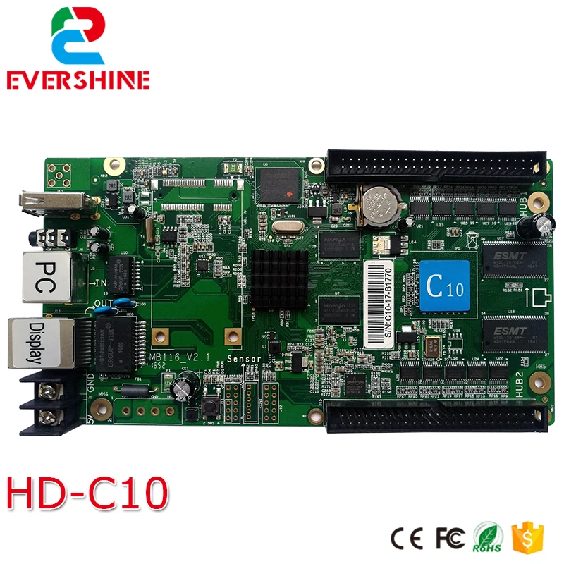 C10 HD-C10 Full Color Asynchronous Control Card For LED display