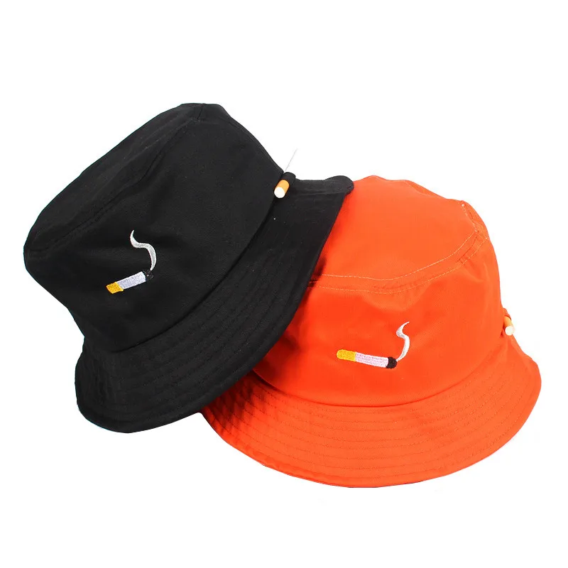 

NO CHILL Bucket Hat Harajuku Hip Hop Fishing Hat Women Men Summer Cap Fashion Cigarette Embroidery Rapper Streetwear Flat Caps