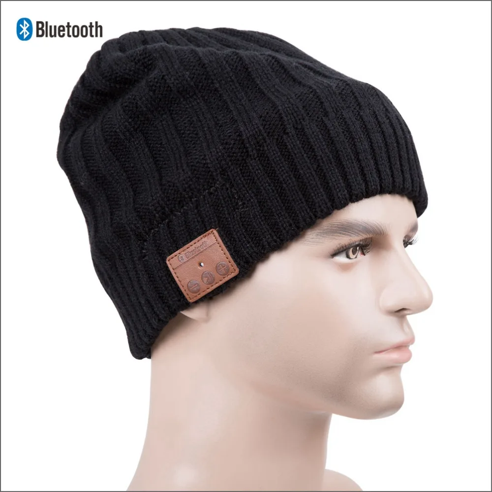  JINSERTA Wireless Bluetooth Earphone Hat Music Smart Cap BT V4.2 Outdoor Sport Stereo Headset Speak - 32949387616