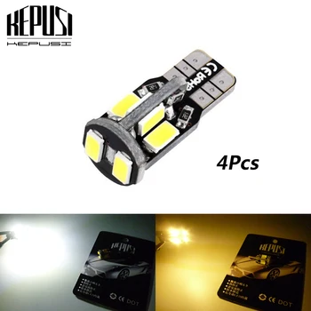 

4x canbus T10 W5W LED 5630 Car Instrument Panel lamp Wedge Bulb 194 168 Clearance light License Plate Bulb Parking light 12V