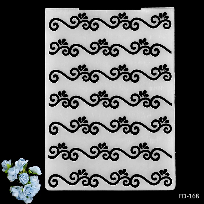 

Beautiful Flower Pattern DIY Paper Scrapbooking Craft/Card Making Decoration Plastic Embossing Folder