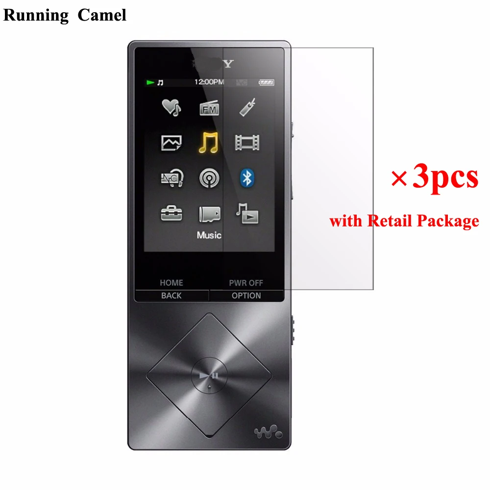 Защитная пленка для Sony Walkman NWZ A15 A17 A25 A27 A35 A36 A37 A55 A56 A57 ZX1 ZX2 ZX100 прозрачная защитная 3