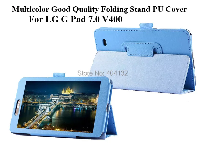 360 Rotating PU Leather Case Cover w/ Stand for LG G Tablet 7.0(V400)