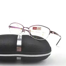 Высококачественные металлические очки для чтения Ms. Мужские линзы из смолы, весенние очки для ног, женские прогрессивные многофокусные очки для чтения NX