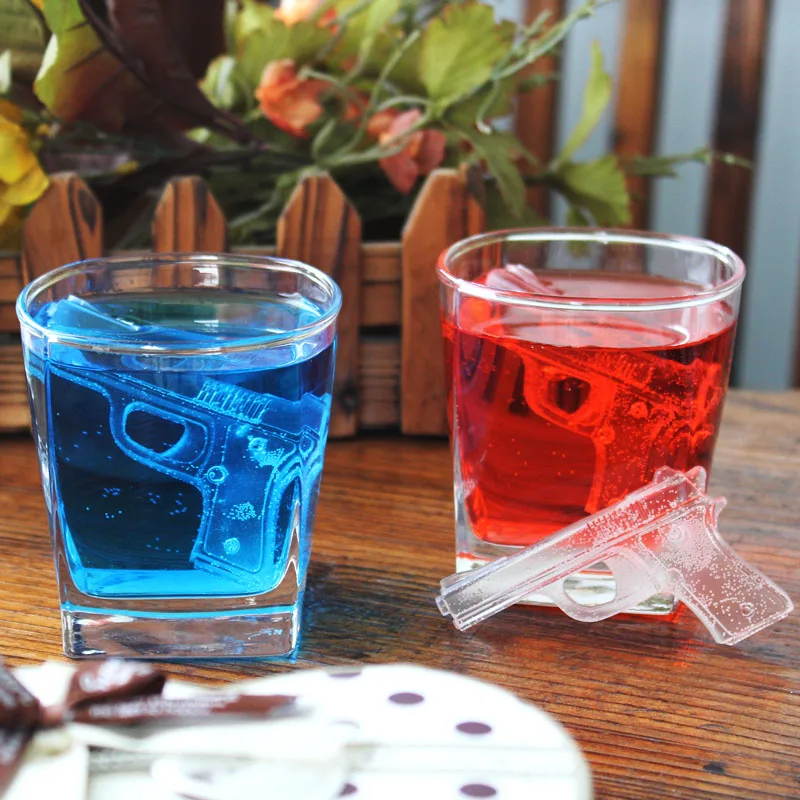 Nicole Ice Cube лоток Силиконовая форма пистолета 6 полостей для желе специальный