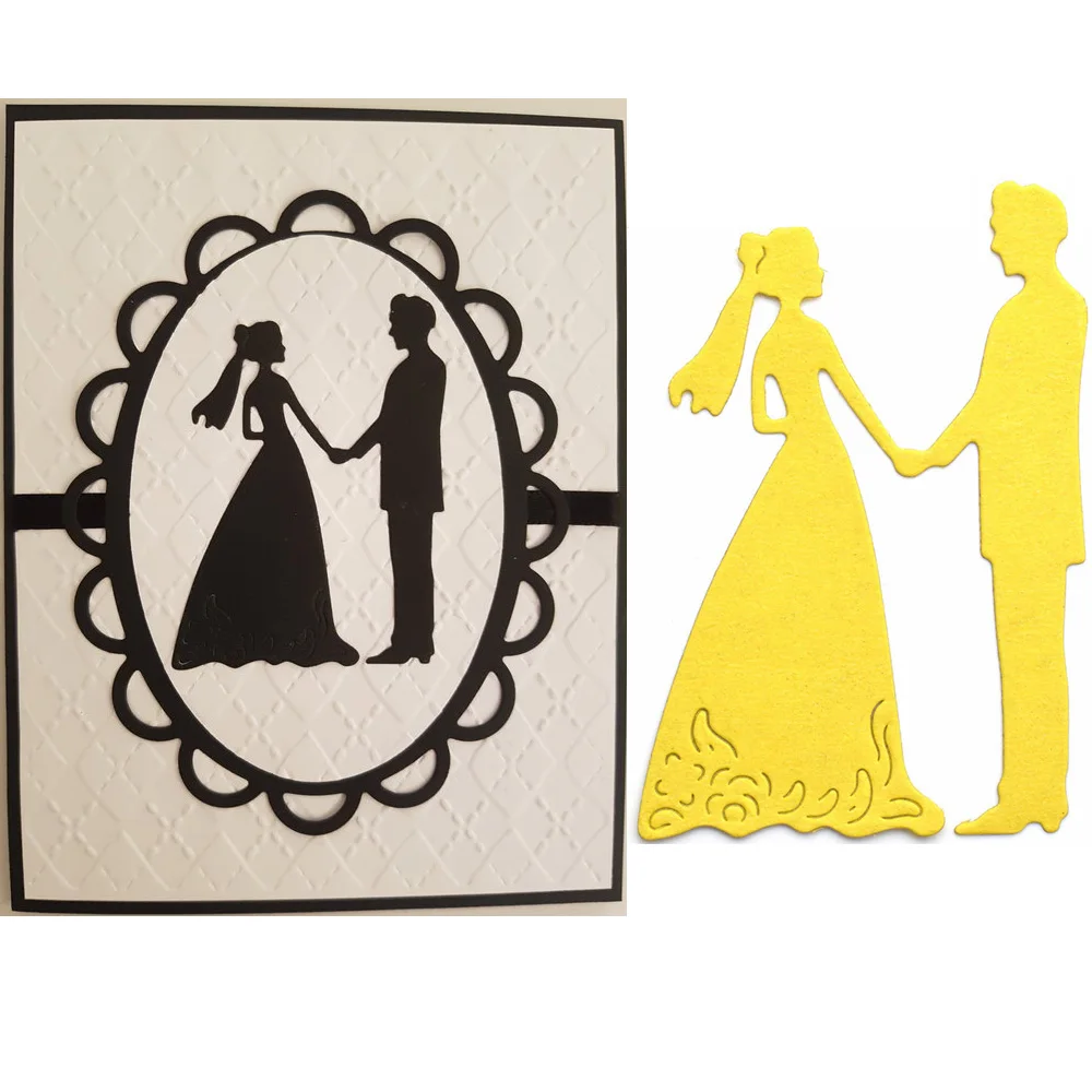Aliexpress.com : Buy Bride and Groom Lover Metal Cutting Dies ...