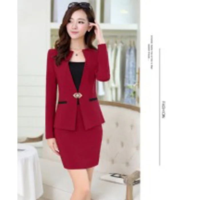 Professional women new winter pants Suit red pants suits