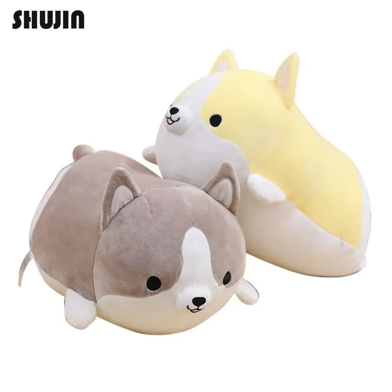 Shujin 35 см/50 см плюшевые корги собака кукла игрушка Дети Спящая задняя подушка