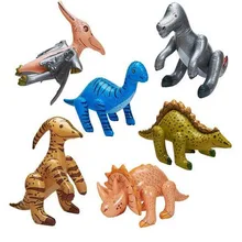 6 шт./Партия Надувной Динозавр для парка Юрского периода надувной динозавр модель реквизит для сцены детский день рождения для вечеринки вечерние товары