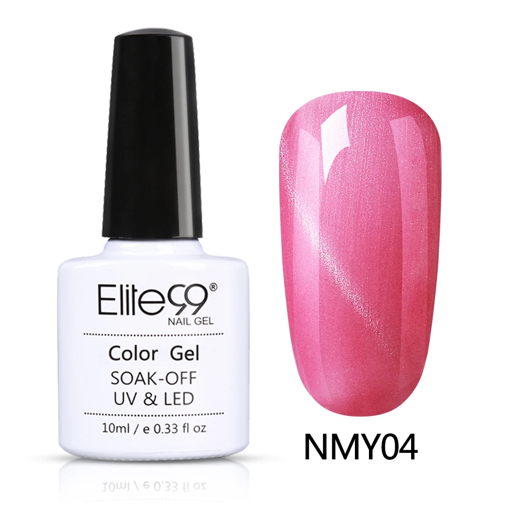 Elite99 10 мл телесный Розовый Гель-лак «кошачий глаз» полуперманентный Гель-лак для ногтей 3D Магнитный замочить от маникюра УФ-гель лак для ногтей - Цвет: NMY04