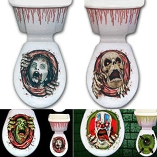 3d waterproof scary clown mouse halloween bathroom decor toilet sticker decalchina mainland - Halloween Bathroom Decor 3d waterproof scary clown mouse halloween bathroom decor toilet sticker decalchina mainland - Halloween Bathroom Decor