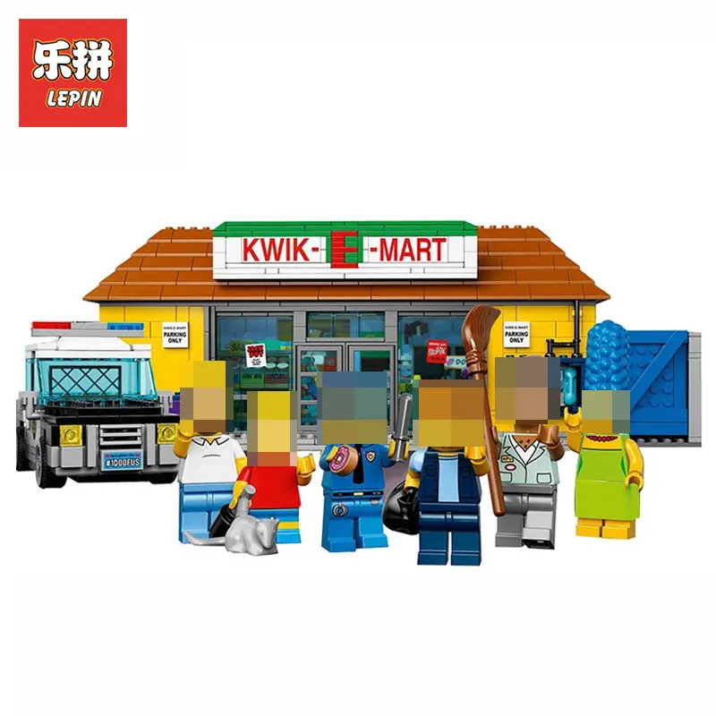 

LEPIN 16004 2232Pcs The Kwik-E-Mart the Simpsons Action Model Building Block Bricks Compatible with LegoINGlys 71016 Kids Gifts