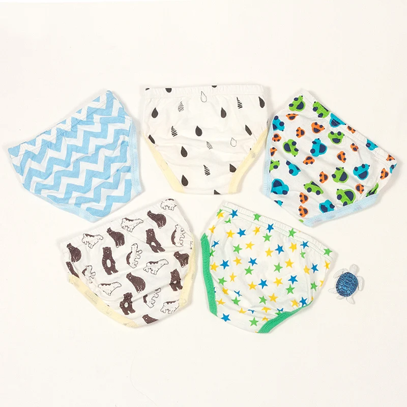 

Briefs for girls 5 five-layer training pants children's learning pants baby diaper pants breathable waterproof diapers