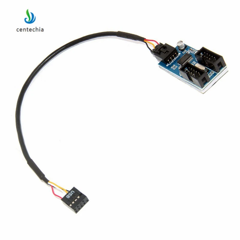 Centechia новая материнская плата USB 9 контактный усилитель разветвитель гаджет от 1