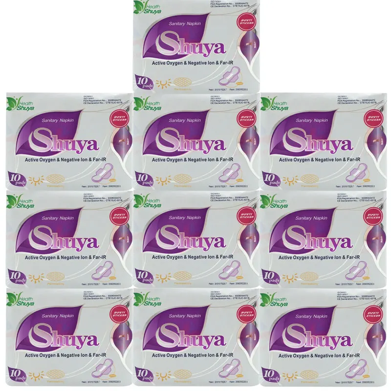 19packs menstrual cushion sanitary pads feminine napkin woman gasket panty liner anio women's menstruation hygiene