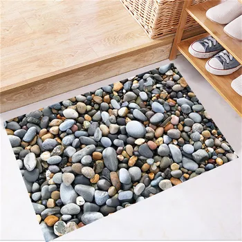 

Waterproof Removable Cobblestone Wall Stickers Living Room Bedroom Bathroom Floor Home Decor Decal Self Adhesive Film Sticker