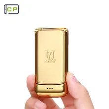 Original Ulcool V9 Luxus Telefon Super Mini Flip Handy Mit 1,54 zoll FM MP3 Bluetooth Dialer Anti-verloren handy