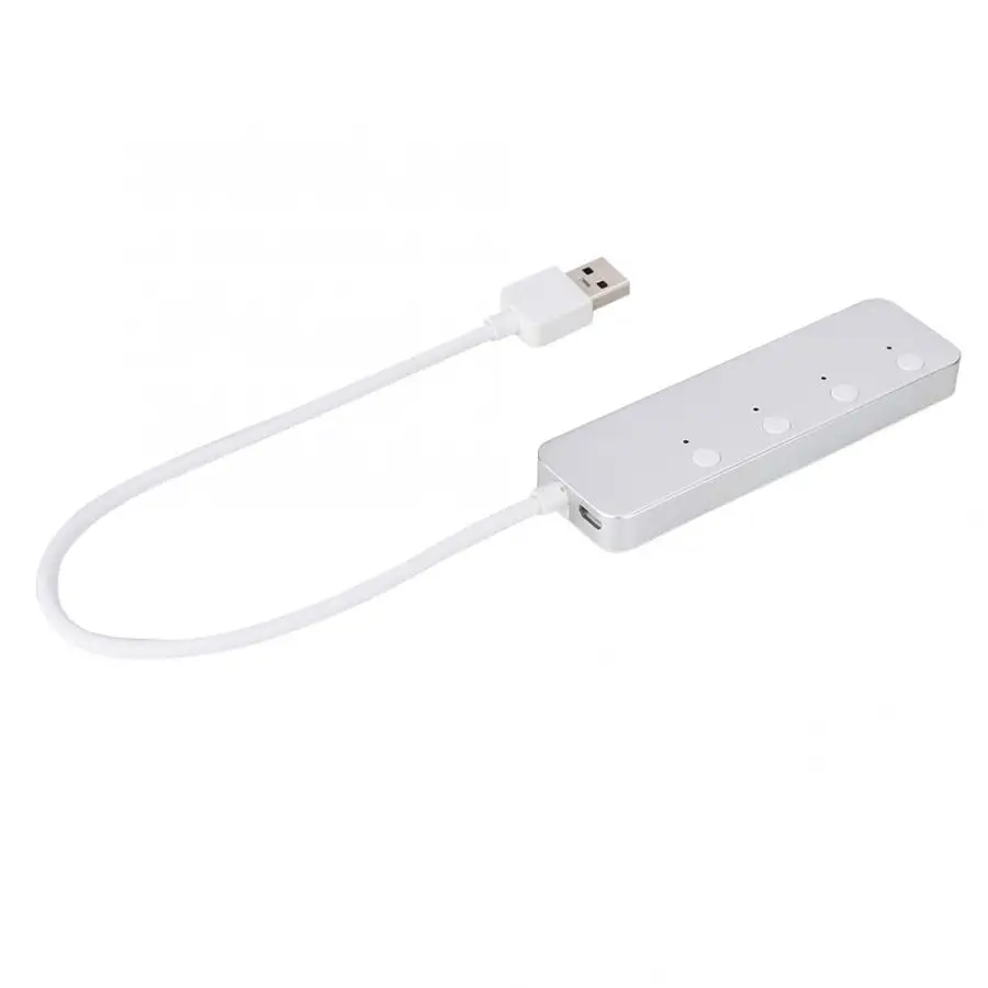 ACASIS высокоскоростной USB3.0 сплиттер 4-портовый usb-концентратор, адаптер с Отдельный переключатель кнопка