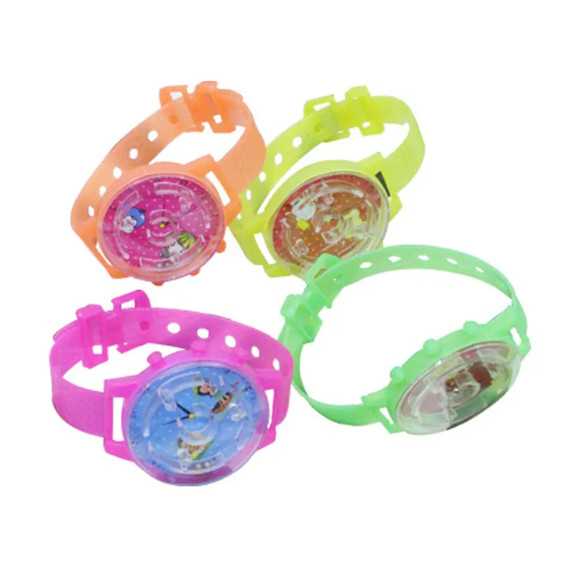 

Baby 5Pcs/Set Labyrinth Watch Puzzles Toys Children Ball Maze Game Puzzle Labyrinth Watch Toy Kid 19*4cm Learning Education Gift