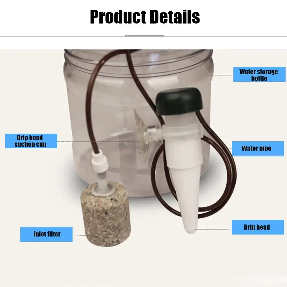 Water Filter Dripper Dispenser Humidifier for Chameleon Lizard Gecko 1300ML Water Filter Dripper Dispenser Humidifier for Chameleon Lizard Gecko 1300ML