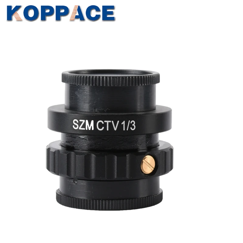 Тринокулярный стереомикроскоп KOPPACE 1/3 CTV C образное крепление интерфейса 25 мм