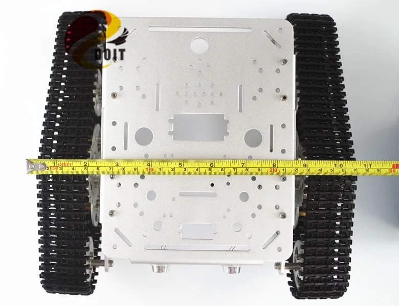 DOIT RC металла робот танк Chaiss T300 Беспроводной Wi-Fi автомобиль с ESP8266 макетная плата+ электродвигательного привода щит печатной плате для печатных плат на ESP8266