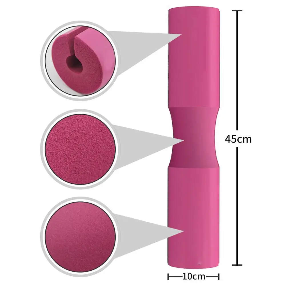 45x10 см штанга подкладка под штангу тяжёлая атлетика мягкая средства ухода за кожей Шеи плечо назад защиты Pad хип двигатели для бар штанга поддержка