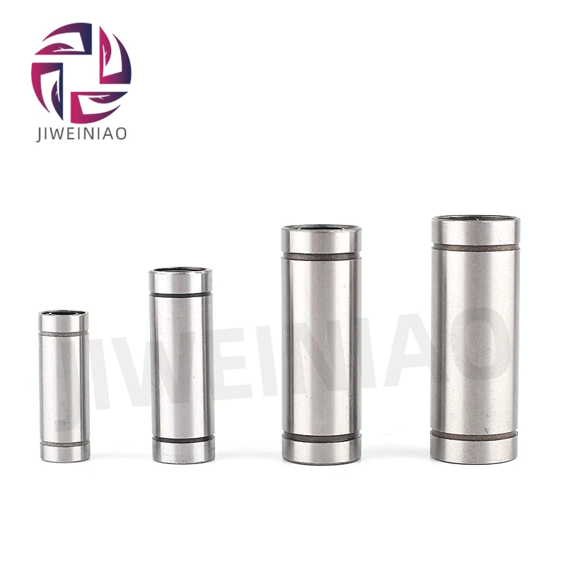 

2pcs/lot Linear Ball Bearings LM6LUU LM8LUU LM10LUU LM12LUU 6mm 8mm 10 Part Bush Bushing 3D Printers Parts Aluminum Accessories