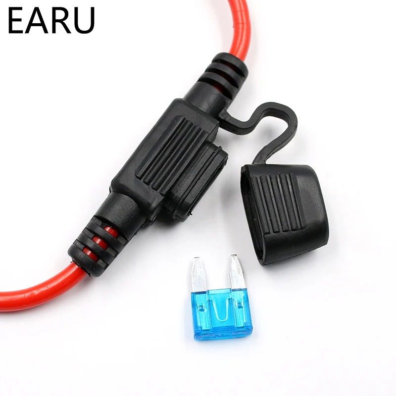 Fuse Holder 12V Car Waterproof Socket TAP Adapter Micro Mini Standard ATM APM With 10A Blade for Car Auto Motorcycle Motorbike