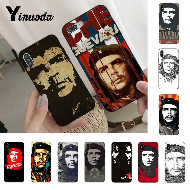 

Yinuoda Che Guevara Classic image paintings cover mobile phone Case for iPhone X Xs Xr XsMax 10 7 7plus 8 8plus 6 6s 5 5s SE 5c