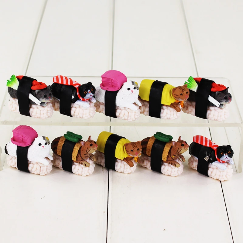 Figurines De Chat Sushi Wasabi Kitan Club En Pvc 10 Pieces Lot Mini Figurines Miaou Decoration De Mascotte De Chat Mignon Styles Poupees A Collectionner Aliexpress Figurines De Chat Sushi Wasabi Kitan Club En Pvc 10 Pieces Lot Mini Figurines Miaou Decoration De Mascotte De Chat Mignon Styles Poupees A Collectionner Aliexpress