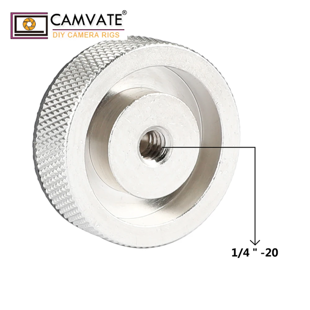 CAMVATE Стандартный 1/4 &quot 20 Женский до 3/8&quot 16 Мужской Винт адаптер с наружной резьбой