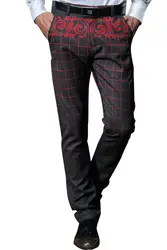 Fanzhuan Бесплатная доставка новый мужской моды мужские повседневные штаны личности печатных стрейч тонкий корейский градиент 518009