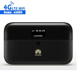 HUAWEI E5885Ls-93a Cat6 Мобильный Wi-Fi PRO2 4G LTE Мбит/с 300 Мобильная точка доступа e5885 с 6400 мАч запасные аккумуляторы для телефонов Аккумуляторный