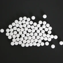 Boules en plastique Delrin (POM) solides, 6mm, 50 pièces, pour composants de Valve, roulements, application gaz/eau