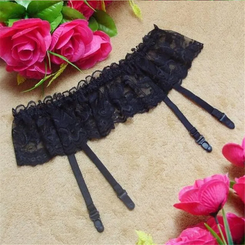 2017 Fashion Sexy Garter Belt Stockings Women Bow Lace Garter