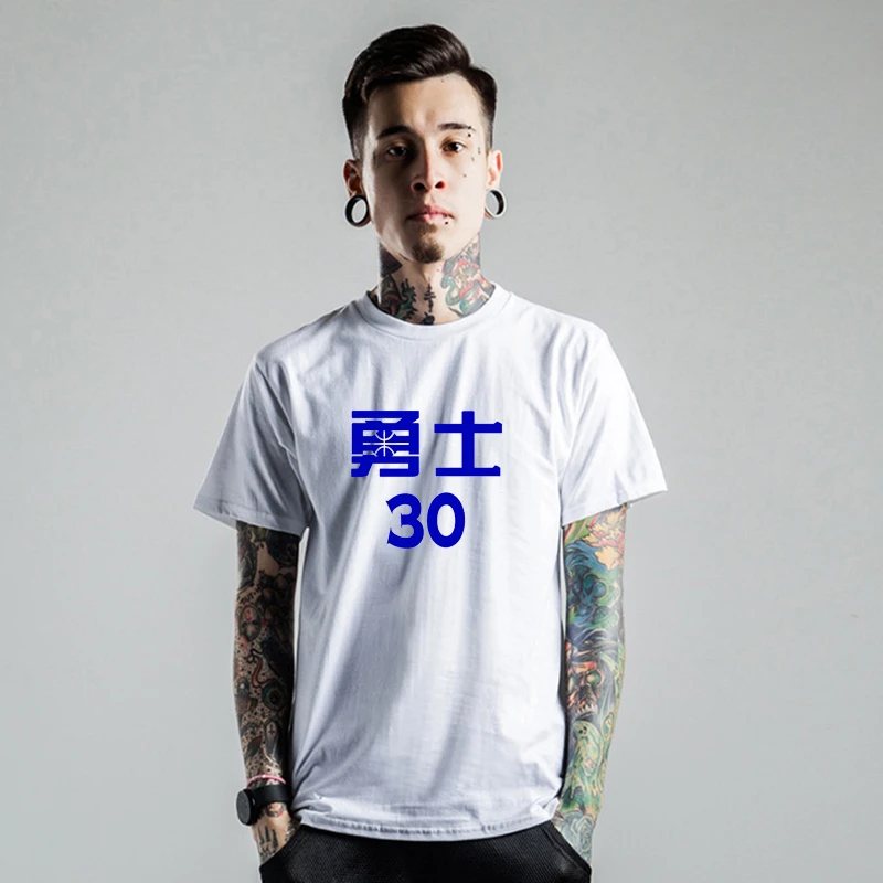 Guerrero chino imprimir camiseta hombres 2018 Curry #30 camiseta Stephen Curry baloncesto Marcelo burlon, tx2473|printed shirt men|marcelo burlont shirt men - AliExpress