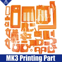 Красочные Prusa MK3 i3 Rework 3d принтер PLA требуется PLA Пластиковые части набор печатных деталей