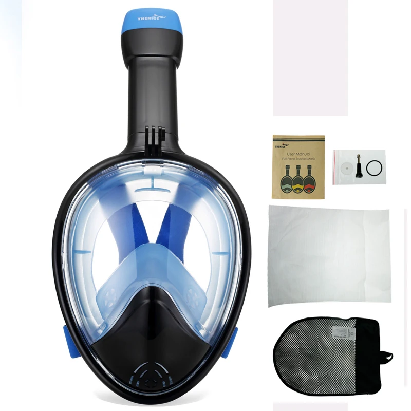 Diving Mask Snorkel Antifog Breathing Under Water Mask Apparatus for