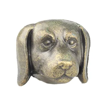 

Alloy Dog Animal Handle,Decoration Hooks,Vintage Wooden Box Beast Feet,Cabinet Single Hole Handles,Bronze Tone Color,52*41mm,1PC