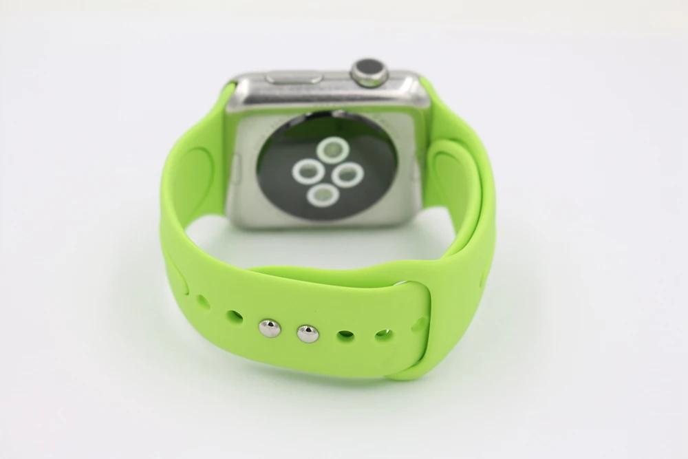 URVOI Sport band for apple watch series 1 2 Ultraman silicone strap for iWatch with pin and tuck closure single workout color9