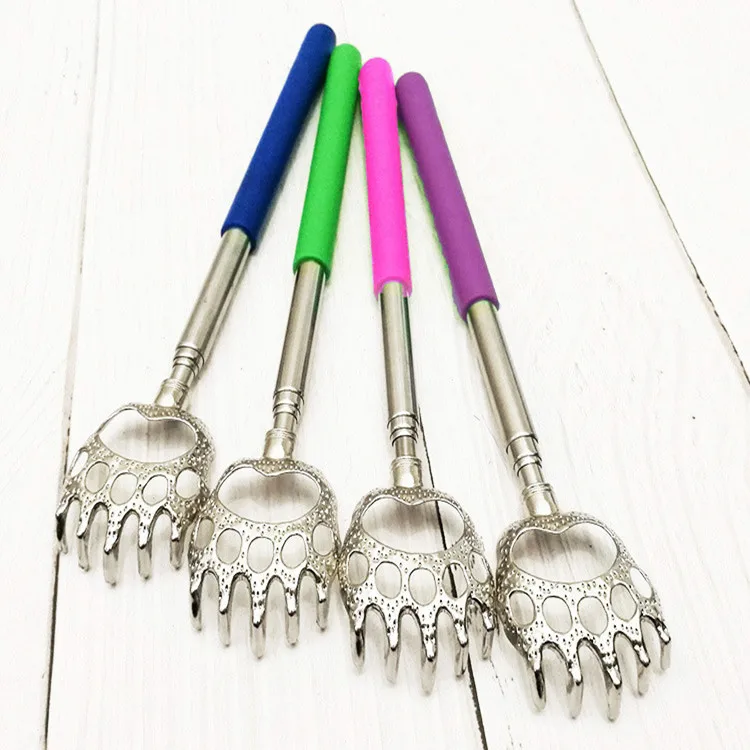 

Back Scraper Massager Telescopic Anti Itch Back Scraper Scalp Massager Claw Clip Extendable Telescoping Itch Scratching Hackle