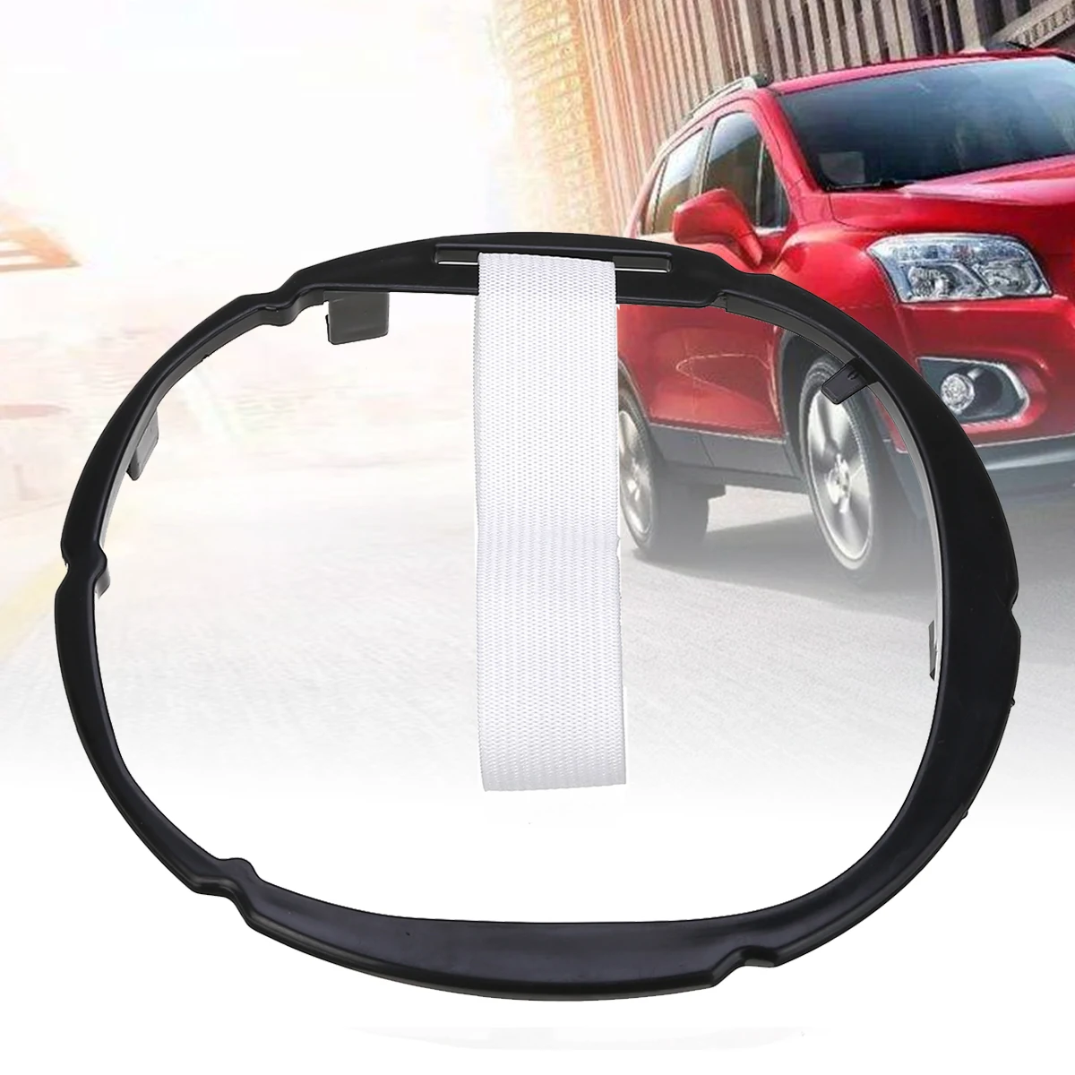 Mayitr 1pc Car Gear Gaiter Boot Cover Ring Gear Shift Knob Stick Lever Frame 71775051 For Fiat 500 500c