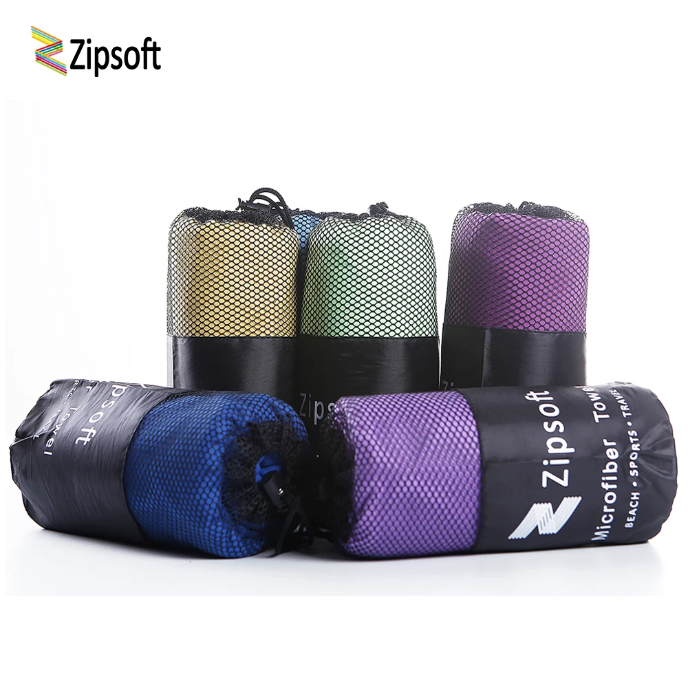 

Zipsoft 3 pcs/lot 75x135cm Microfiber Sports Towel Camping Swim Gym Larger Size Washcloth With Bag Travel toalha de esportes