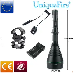 UniqueFire 1508-75-940nm IR Flashligh инфракрасное излучение ночного видения свет 3 режима водостойкий фонарь + крысиный хвост + зарядное устройство +