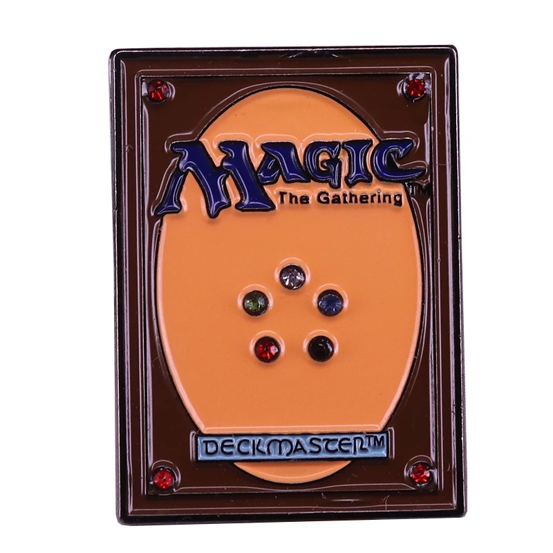 

card game lapel pin