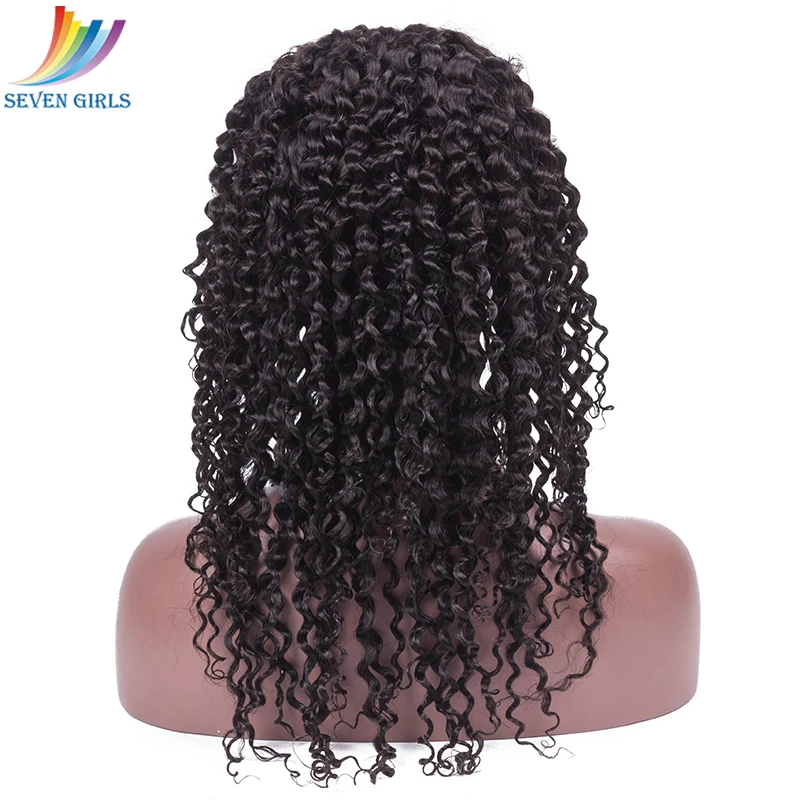 

Lace Frontal Wig Pre Plucked With Baby Hair Malaysian Deep Curly Wig Natural Color Human Hair Wigs For Black Women Remy Hair