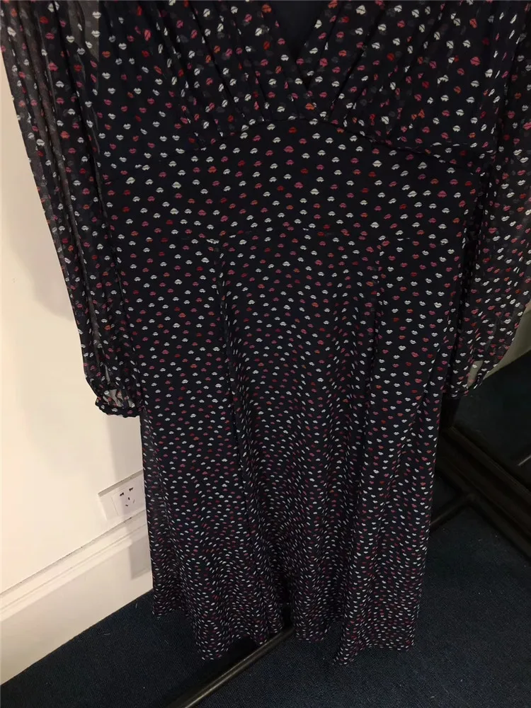 FOMOLAYIME весеннее платье Новое поступление женское длинное платье с принтом vestidos Femme