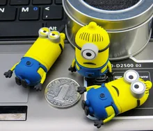 Classic Carton Minions Pen Drive Pendrives 128GB 64GB 8GB 16GB 32GB U Disk Flash Card hot
